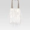 Avery Sequin Feather Bag