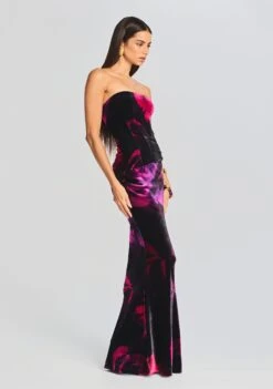 Nat Top -TrendAura Store Ecommerce Crop 20230815 Nat Top Freyja Skirt Acid Roses 1026 ECOMM