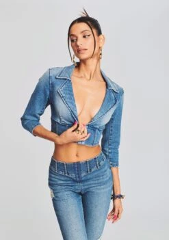 Maxine Denim Top