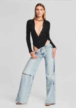 Nala Rib Knit Bodysuit -TrendAura Store Ecommerce Crop 220830 Retrofete Ecom SET2 SHOT34 4043