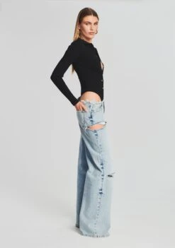 Nala Rib Knit Bodysuit -TrendAura Store Ecommerce Crop 220830 Retrofete Ecom SET2 SHOT34 4062