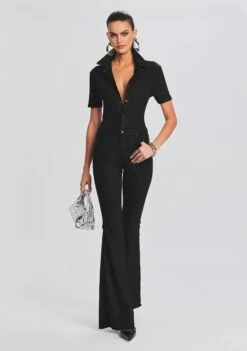 Lyla Coated Denim Jumpsuit -TrendAura Store Ecommerce Crop 221115 Ecom SET1 SHOT 10 2220