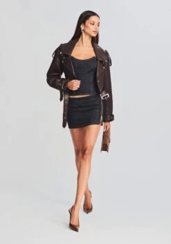 Nyla Denim Skirt -TrendAura Store Ecommerce Crop 23 07 18 SET1 Victoria Jacket Allie Top Nyla Skirt 0012 ECOMM