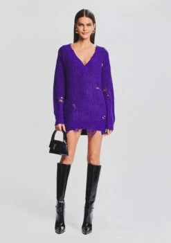 Rumi Sweater 9 Rumi Sweater -TrendAura Store Ecommerce Crop 23 09 21 RUMISWEATERDRESS VIOLET 595 ECOMM