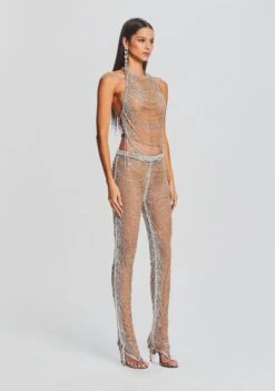 Delaney Embellished Top -TrendAura Store Ecommerce Crop 23 09 22 DELANEYTOP ZOEPANT TANNINSILVER 2479 ECOMM