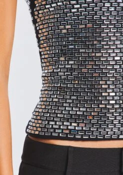 TrendAura Store -TrendAura Store Ecommerce Crop 23 09 22 VALERYTOP ANTONIAPANT CADENCECOAT BLACK 612 ECOMM