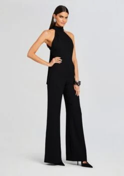 Taylor Tie Back Jumpsuit -TrendAura Store Ecommerce Crop 23 10 18 TAYLORTIEBACKJUMPSUIT BLACK 1840 ECOMM