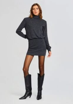 Alexandria Dress -TrendAura Store Ecommerce Crop 23 10 24 ALEXANDRIADRESS PEWTER 2031 ECOMM