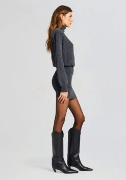 Alexandria Dress -TrendAura Store Ecommerce Crop 23 10 24 ALEXANDRIADRESS PEWTER 2052 ECOMM