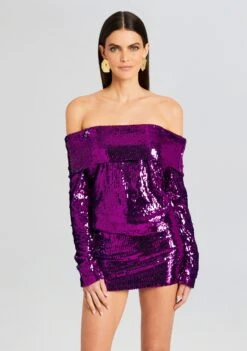 Wyn Sequin Dress -TrendAura Store Ecommerce Crop 23 10 25 WYNDRESS AMETHYST 1447 ECOMM
