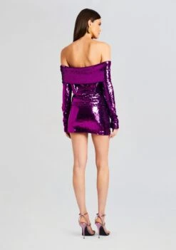 Wyn Sequin Dress -TrendAura Store Ecommerce Crop 23 10 25 WYNDRESS AMETHYST 1463 ECOMM