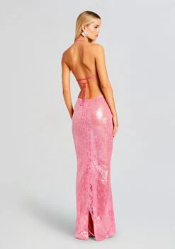 Shivonne Sequin Lace Dress 8 Shivonne Sequin Lace Dress -TrendAura Store Ecommerce Crop 23 11 15 SHIVONNEDRESS PARADISEPINK 2353 ECOMM