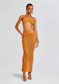 Aria Knitted Top -TrendAura Store Ecommerce Crop 23 11 16 ARIATOP VIOLACOVERUP ARIASKIRT TOBACCO 1528 ECOMM