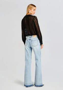 Donney Bodysuit -TrendAura Store Ecommerce Crop 23 11 16 DONNEYSHIRT BLACK 2425 ECOMM