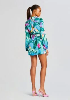 Ocean Mini Dress 8 Ocean Mini Dress -TrendAura Store Ecommerce Crop 23 11 16 OCEANTOP2225 OCEANSKIRT22758 TURQUOISE 2468 ECOMM