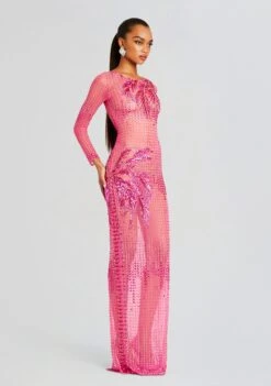 Sammy Embellished Dress -TrendAura Store Ecommerce Crop 23 11 16 SAMMYDRESS ULTRAPINK 2370 ECOMM