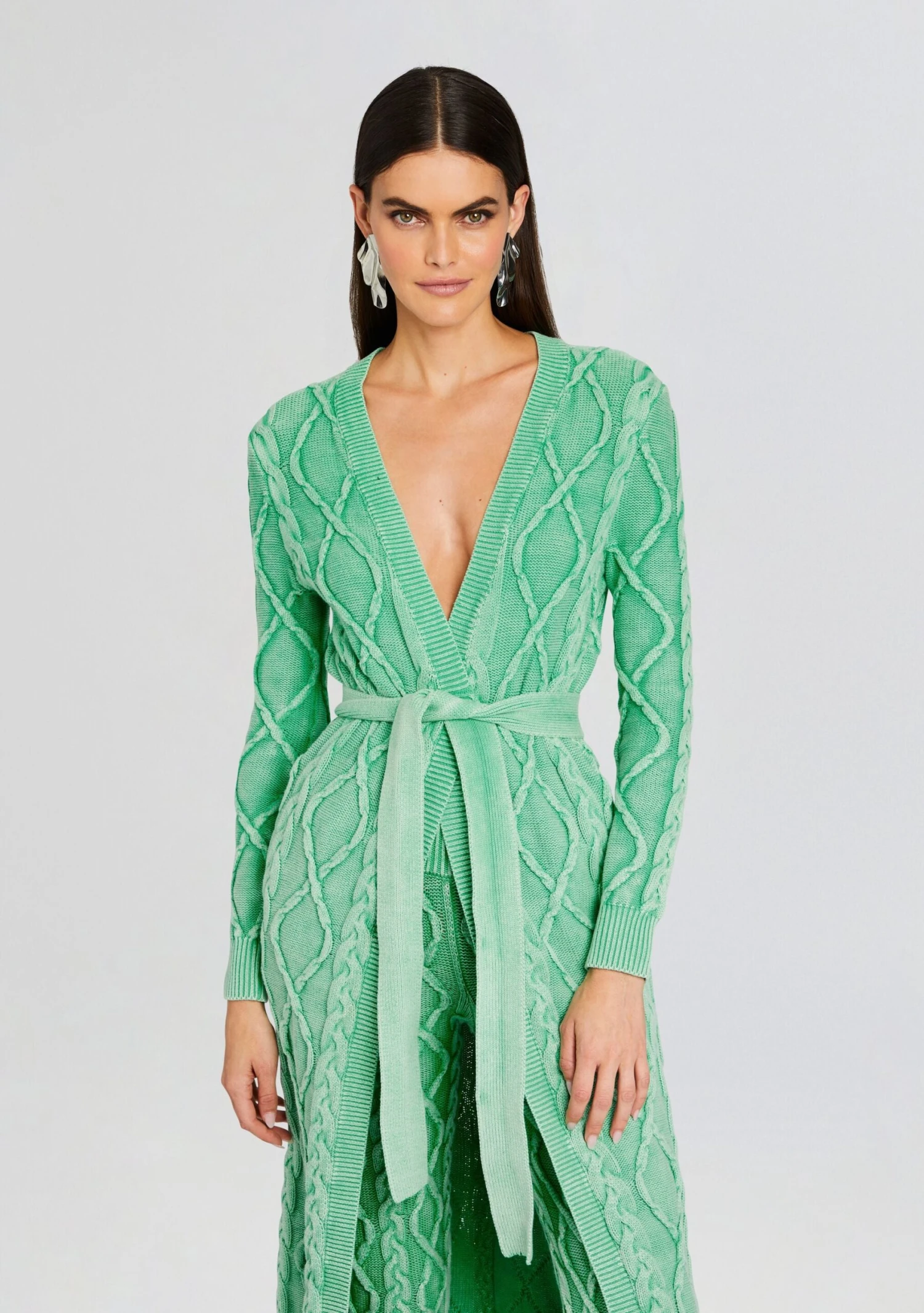 Josefina Cable Knit Cardigan 2 Josefina Cable Knit Cardigan - Image 2