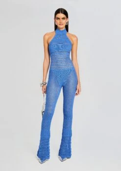 Kalena Knit Crochet Jumpsuit