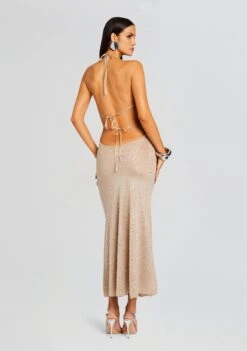 Saar Embellished Knit Dress 8 Saar Embellished Knit Dress -TrendAura Store Ecommerce Crop 23 12 18 SAARDRESS METALLICGOLD 2422 ECOMM