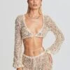 Vera Sequin Crochet Top