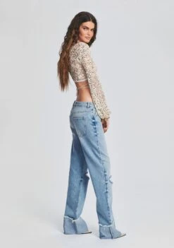 Margot Cuffed Boyfriend Jean -TrendAura Store Ecommerce Crop 230111 RETROFETE SET2 SHOT95 9147 eComm