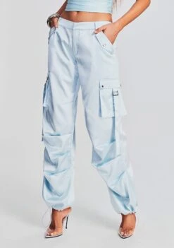 Lai Satin Cargo Pant