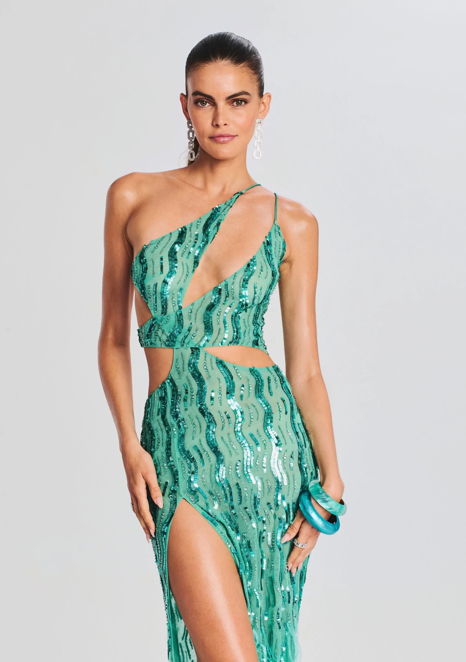 Vice Sequin Feather Dress 5 Vice Sequin Feather Dress - Image 5