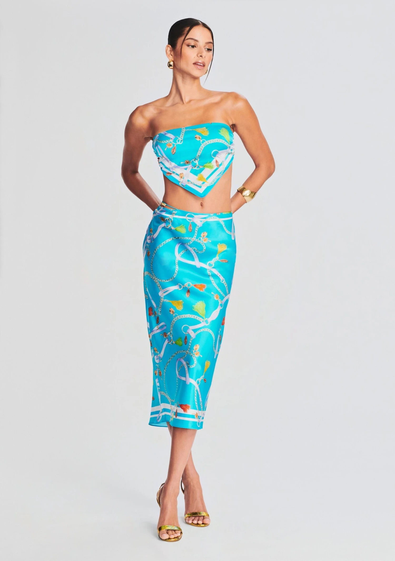 Natalia Silk Scarf Top 2 Natalia Silk Scarf Top - Image 2