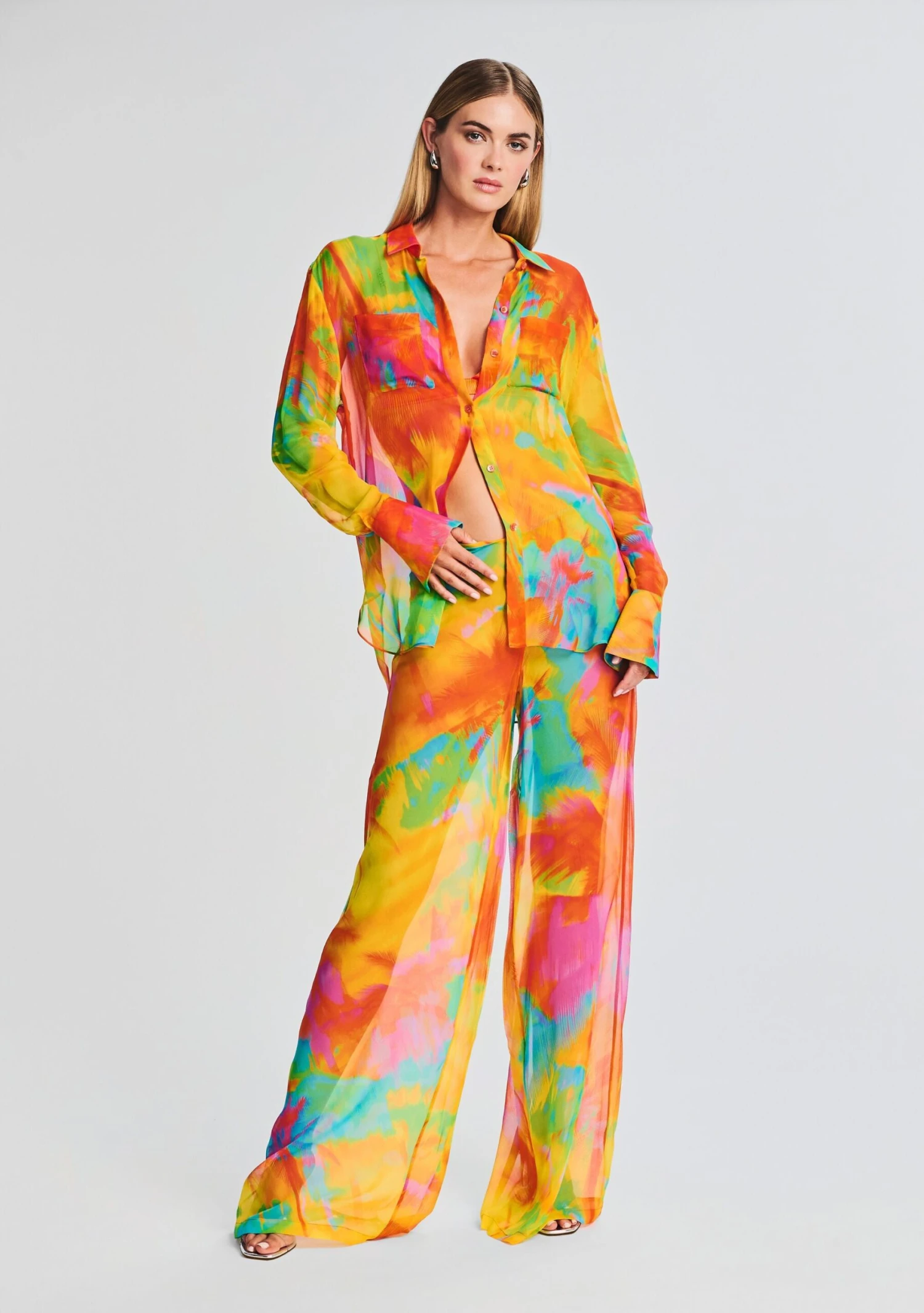 Willow Silk Chiffon Blouse 2 Willow Silk Chiffon Blouse - Image 2