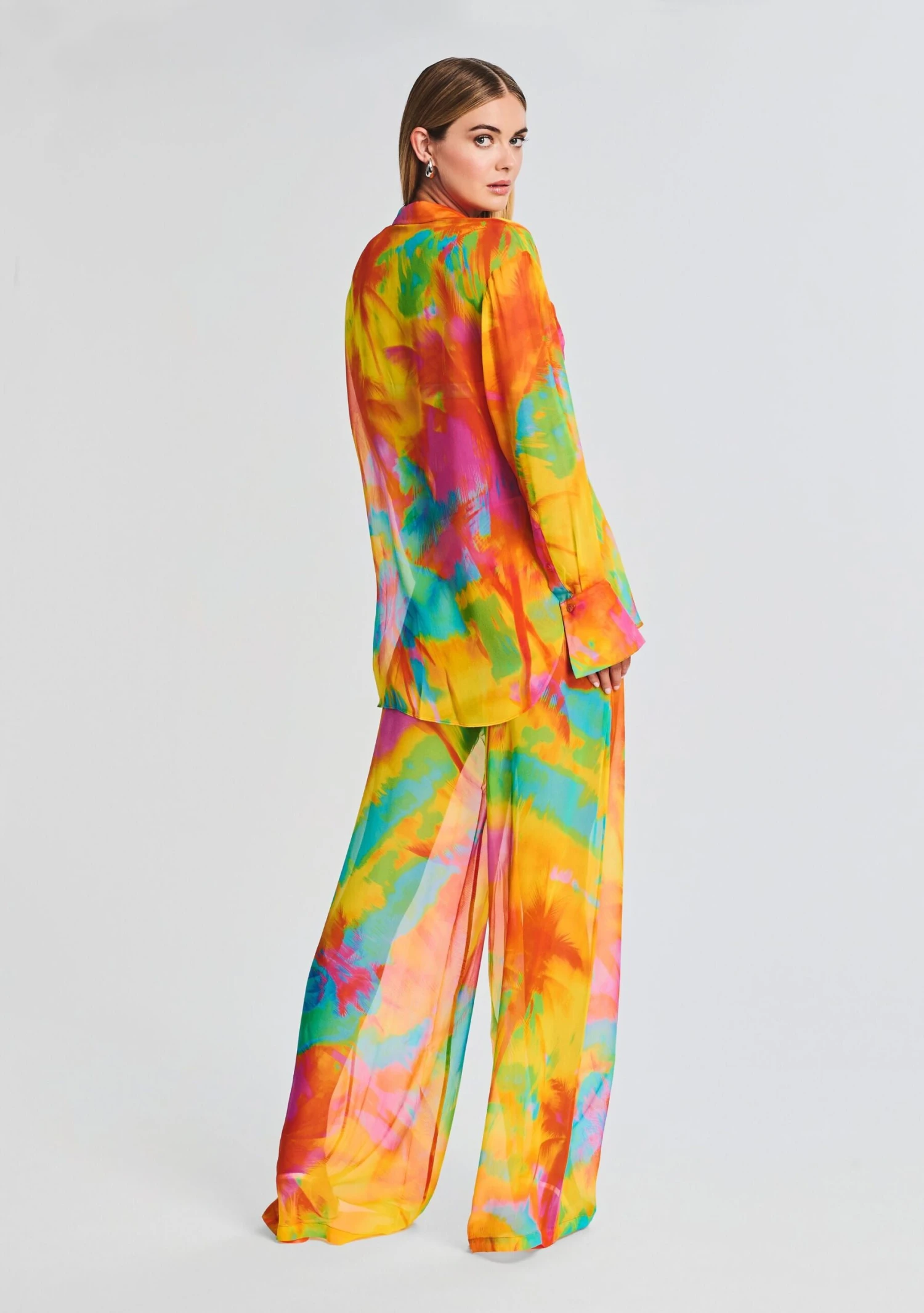 Willow Silk Chiffon Blouse 4 Willow Silk Chiffon Blouse - Image 4