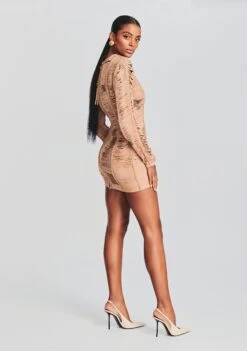 Ebony Suede Leather Dress 7 Ebony Suede Leather Dress -TrendAura Store Ecommerce Crop 230718 SET2 EBONYDRESS 4630 ECOMM