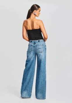 Mads Silk Bustier -TrendAura Store Ecommerce Crop 230718 SET2 MADSBUSTIER ASTONLOWRISEJEAN 0911 ECOMM