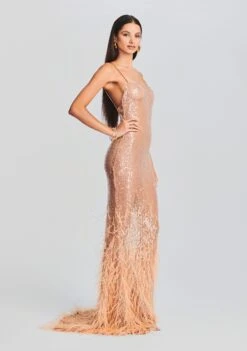 Odessa Sequin Feather Dress -TrendAura Store Ecommerce Crop 230718 SET2 ODESSADRESS 5130 ECOMM