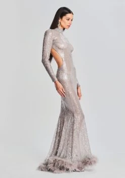 Lenora Sequin Embellished Dress -TrendAura Store Ecommerce Crop 230816 SET2 LENORADRESS 7195 ECOMM