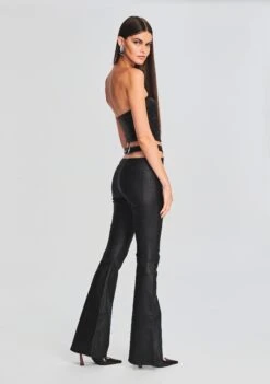 Hillary Coated Denim Top -TrendAura Store Ecommerce Crop 230831 HILLARYTOP SLOANEJEAN 0715 ECOMM