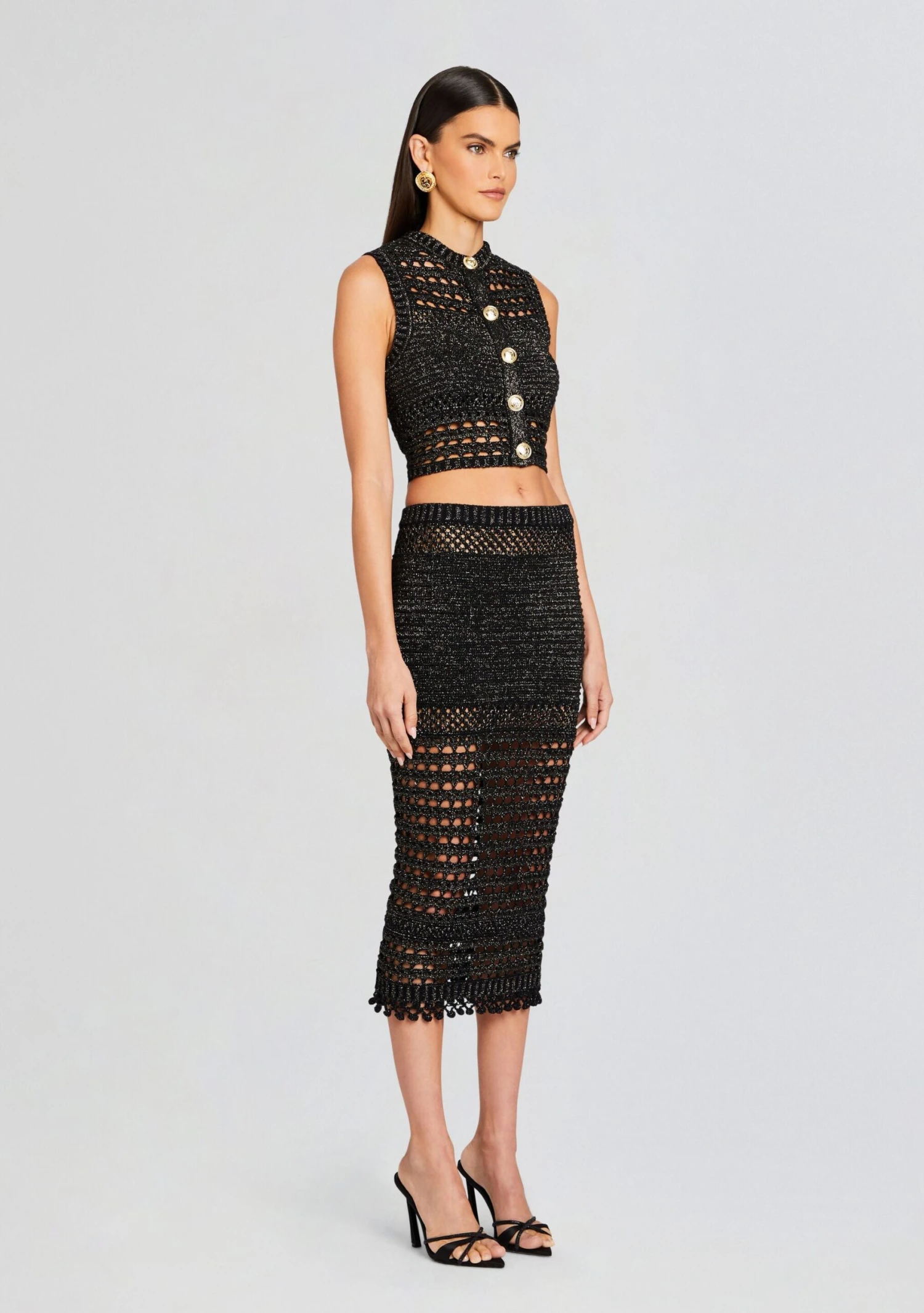 Delma Knit Crochet Top 3 Delma Knit Crochet Top - Image 3