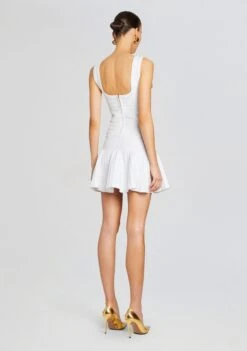 Brooke Bandage Knit Dress 8 Brooke Bandage Knit Dress -TrendAura Store Ecommerce Crop 24 02 15 BROOKEDRESS WHITE 711 ECOMM