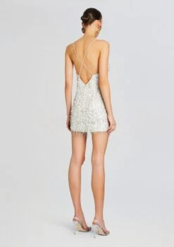 Haven Embellished Dress 8 Haven Embellished Dress -TrendAura Store Ecommerce Crop 24 02 15 HAVENDRESS WHITESILVER 2357 ECOMM
