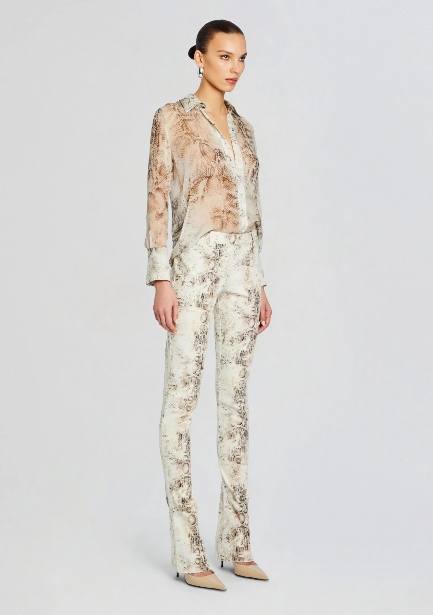 Milena Silk Blouse 3 Milena Silk Blouse - Image 3