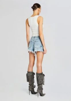 Amani Tank -TrendAura Store Ecommerce Crop 24 02 15 REBELJACKET ANGELSHORT TANGIERSILVER 092 ECOMM