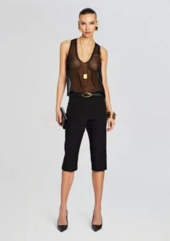 Kiera Pant -TrendAura Store Ecommerce Crop 24 02 15 RUMERBLAZER KIERAPANT BLACK 194 ECOMM