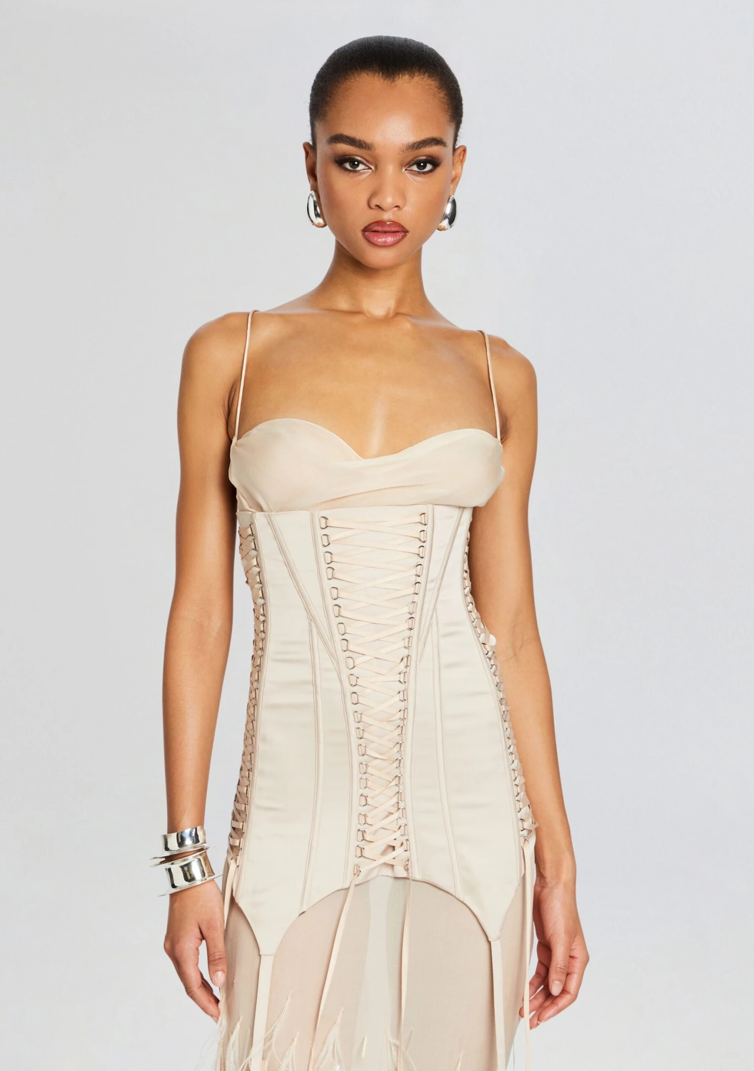 Lovette Silk Feather Dress 5 Lovette Silk Feather Dress - Image 5