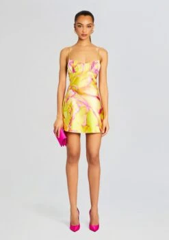Eden Silk Dress 9 Eden Silk Dress -TrendAura Store Ecommerce Crop 24 02 29 EDENDRESS YELLOWPEONY 2384 ECOMM