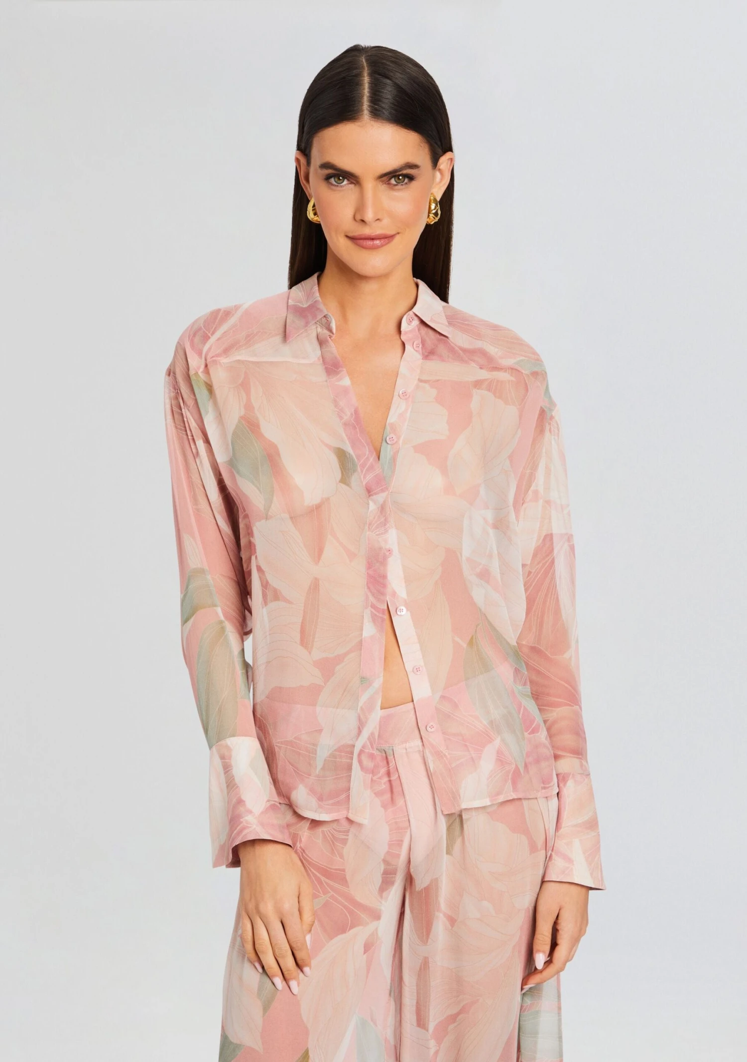Ramona Silk Chiffon Shirt 1 Ramona Silk Chiffon Shirt