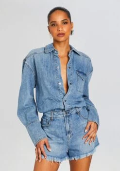 Annie Denim Romper -TrendAura Store Ecommerce Crop 24 03 26 ANNIEROMPER OASIS 1644 ECOMM