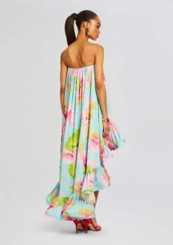 Mina High Low Dress -TrendAura Store Ecommerce Crop 24 03 26 HN MINA 5775 HIGHLOWDRESS BLUEFLORAL 1914 ECOMM