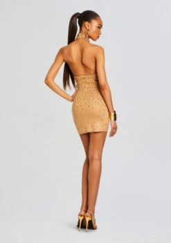 Bindi Embellished Knit Dress 8 Bindi Embellished Knit Dress -TrendAura Store Ecommerce Crop 24 03 27 BINDIDRESS GOLDMETALLICNUDE 1053 ECOMM
