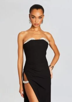 Nadia Embellished Dress 9 Nadia Embellished Dress -TrendAura Store Ecommerce Crop 24 04 16 NADIADRESS BLACKSILVER 1630 ECOMM