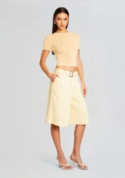 Philomena Short -TrendAura Store Ecommerce Crop 24 04 17 PHILOMENASHORT BUTTER 0152 ECOMM