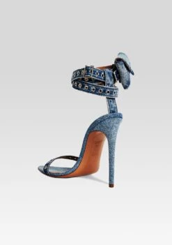 Alessandra Sandal 8 Alessandra Sandal -TrendAura Store Ecommerce Crop AlessandraHeel Denim 3 ECOMM